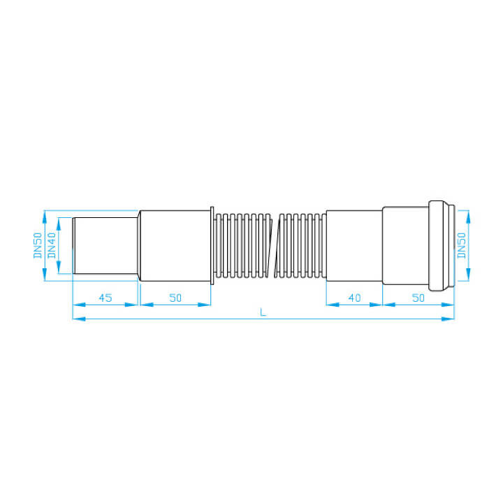 HT flexi hadice 50x500mm CF50500
