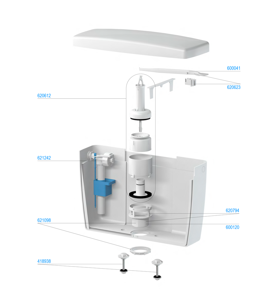 Splachovač T2450 pro wc kombi