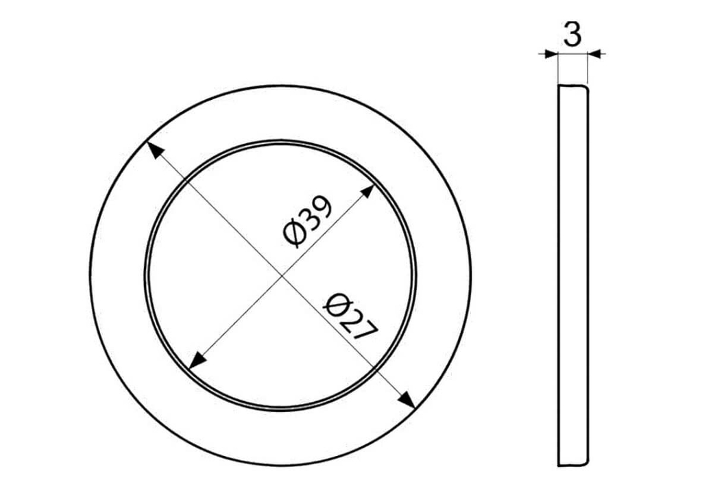 Dvoukomponentní těsnění 5/4" silon-neopr...