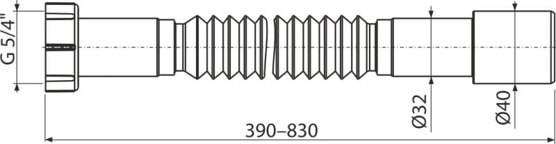 Flexi připojení 5/4"x32/40 s PM A750
