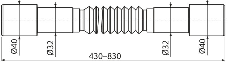 Flexi připojení 40/32x32/40 A794