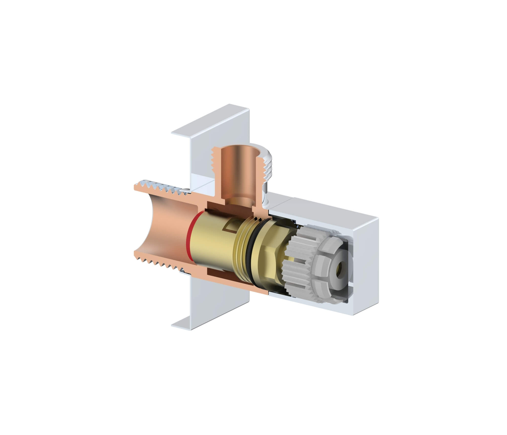 Rohový ventil 1/2"x3/8" s keramickými di...