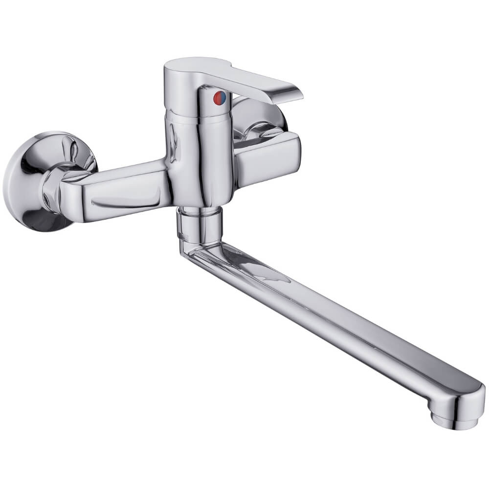 Dřezová nástěnná baterie GB 11700 CR 150 mm s plochým ramínkem 200 mm, chrom