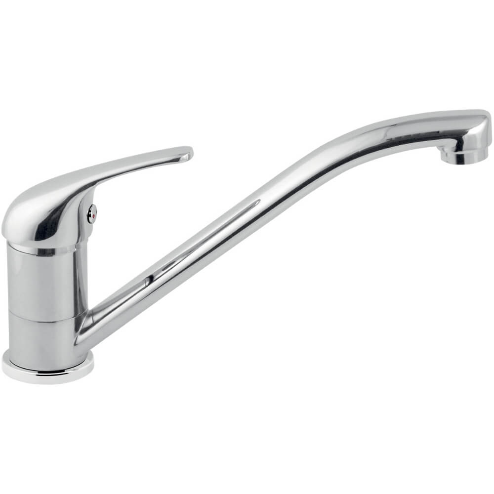 Dřezová stojánková baterie 92091,0 Titania Iris s klasickým ramínkem, chrom