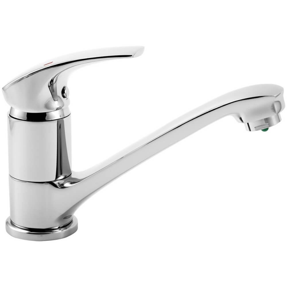Dřezová stojánková baterie Metalia 57096,0E ECO+, chrom, stojánková
