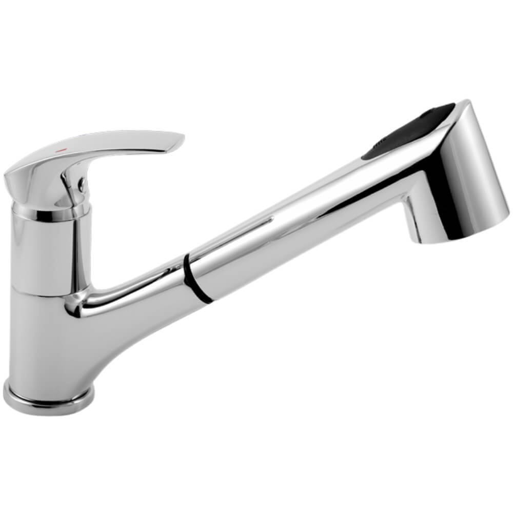 Dřezová teleskopická baterie Metalia 57081,0 chrom, stojánková