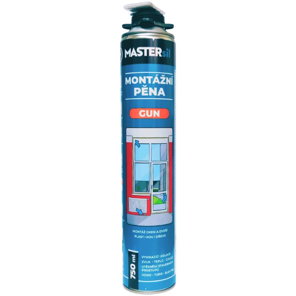Montážní PU pěna pistolová 750 ml