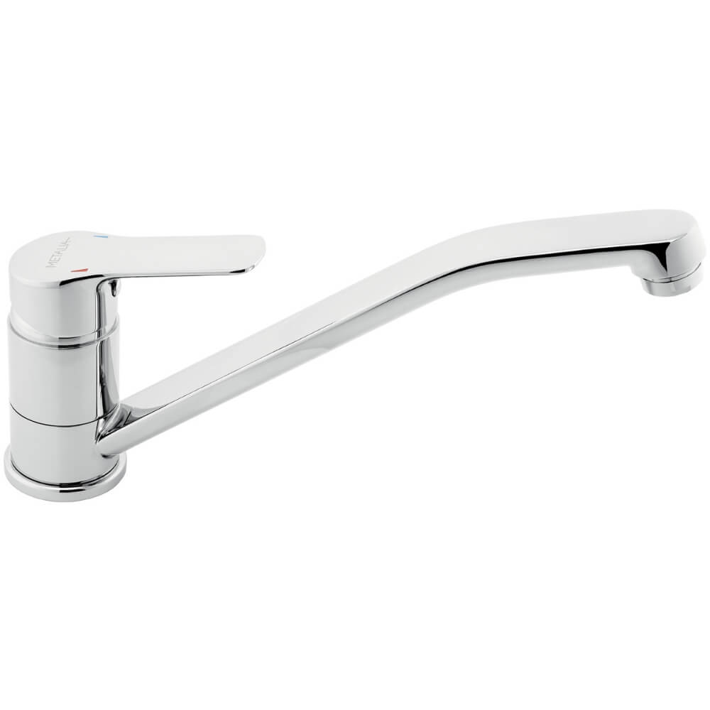 Dřezová baterie Metalia 54091,0E Eco, chrom, stojánková