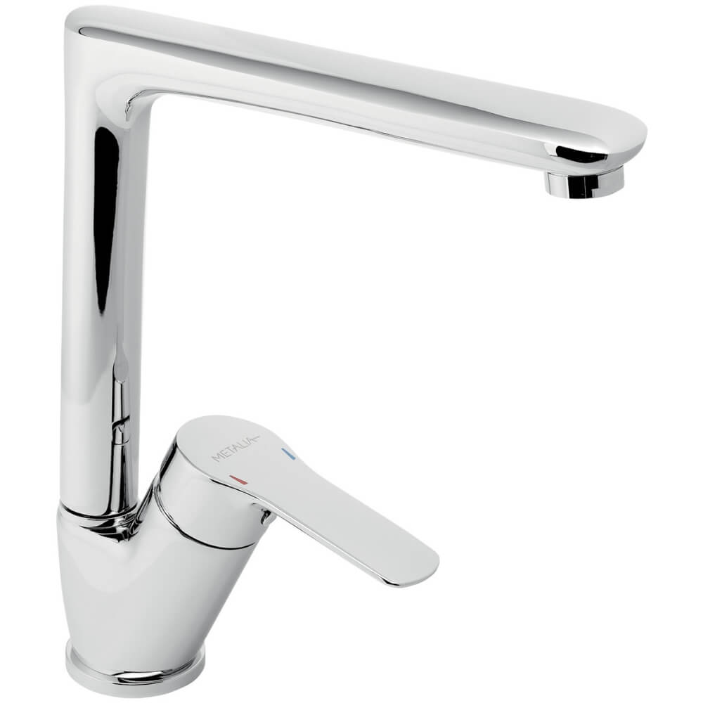 Dřezová baterie Metalia 54014,0E Eco, chrom, stojánková