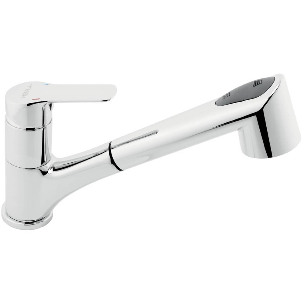 Dřezová teleskopická baterie Metalia 54081,0 chrom, stojánková