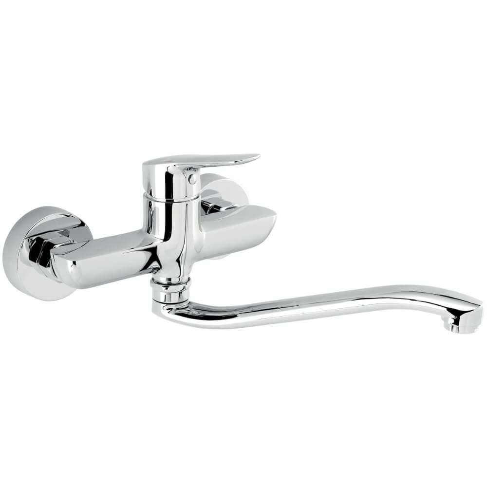 Dřezová umyvadlová baterie Metalia 54070,0E Eco 150 mm, chrom