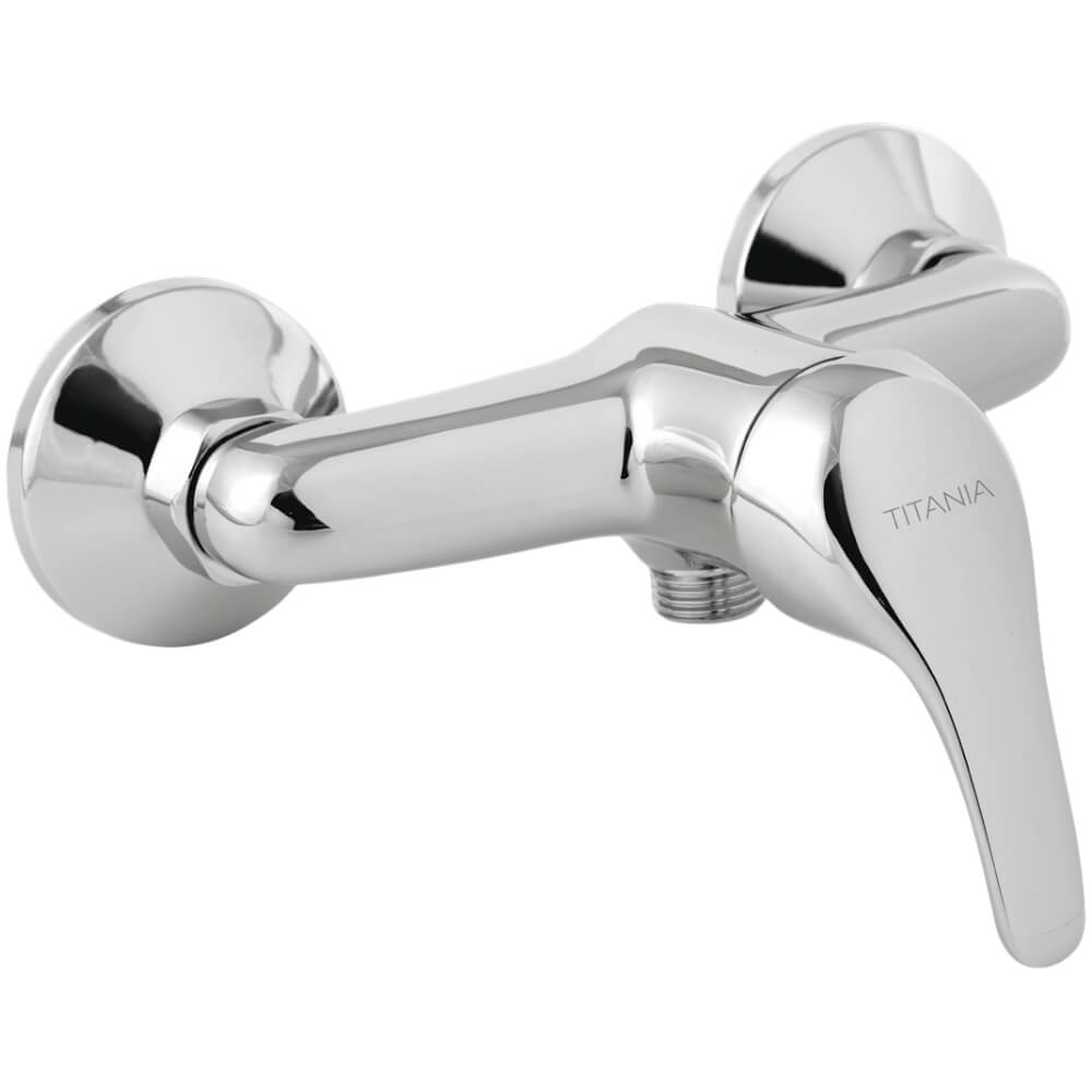 Sprchová nástěnná baterie 92061/1,0 Titania Iris 150 mm bez příslušenství, chrom
