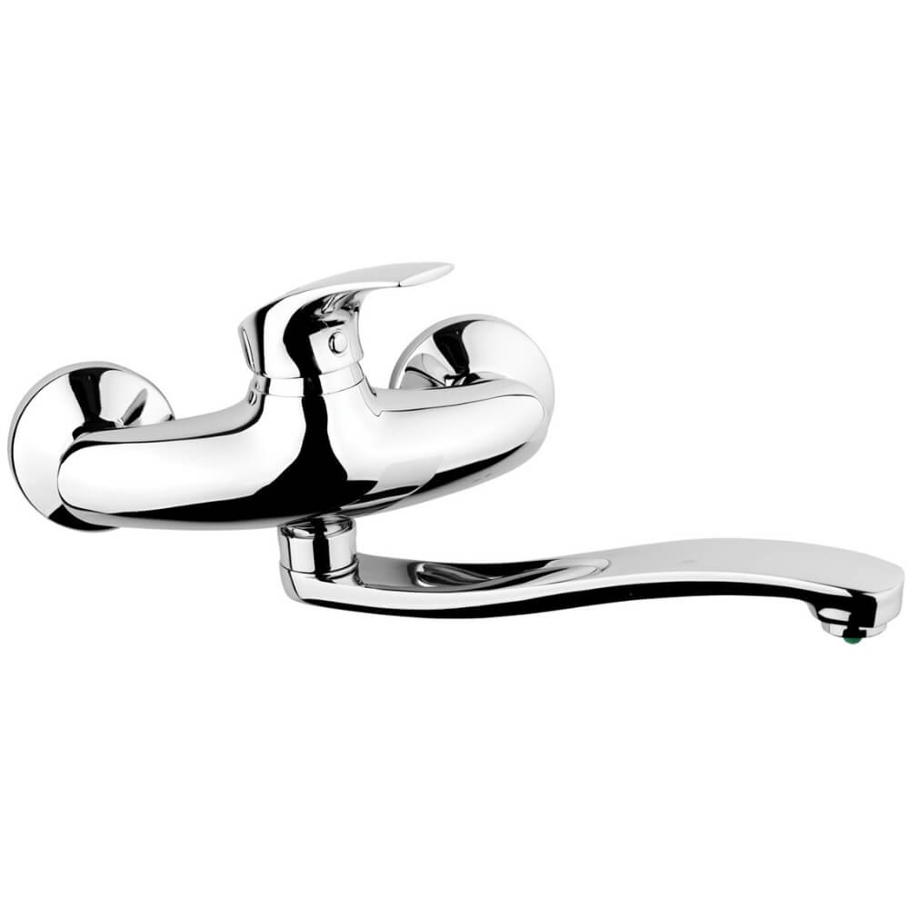 Umyvadlová dřezová baterie Metalia 57070,0E ECO+, 150 mm, chrom