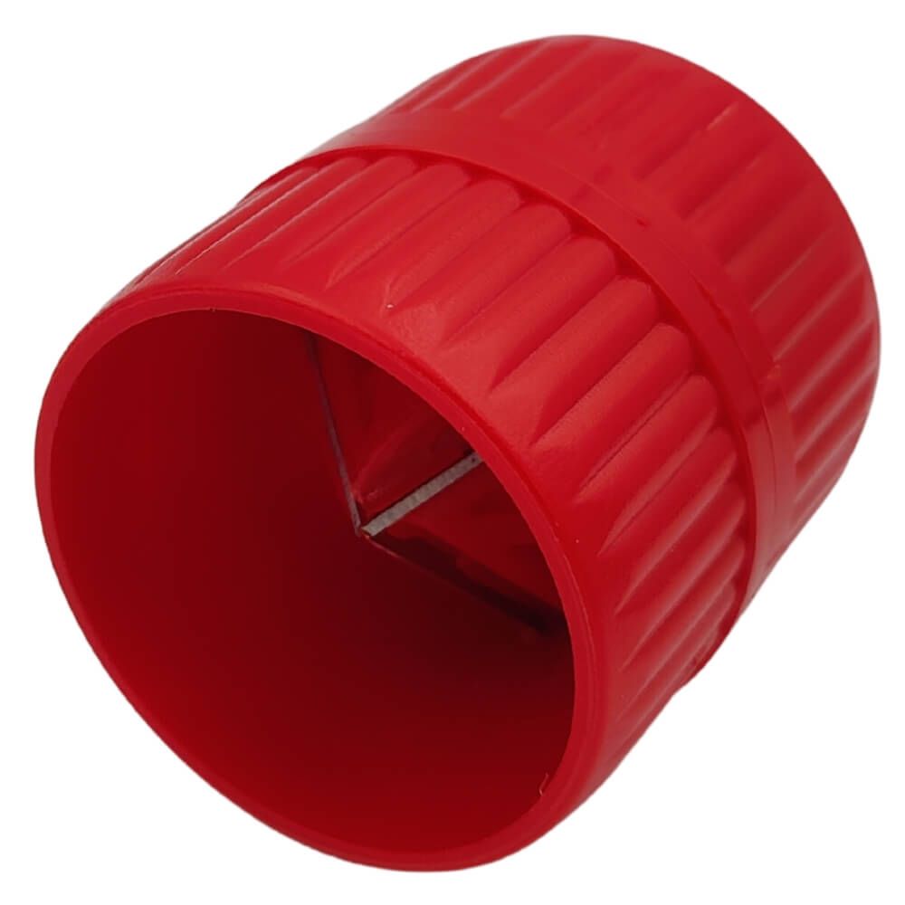 Ruční odhrotovač trubek 3–42 mm, vnitřní i vnější odhrotování, plastové tělo